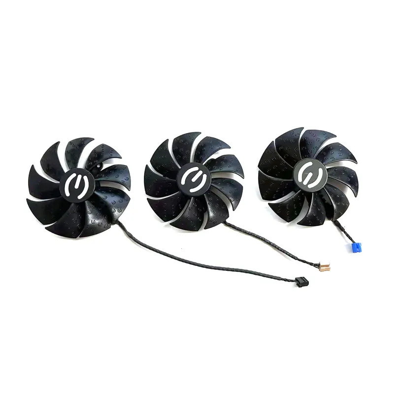 87MM 4PIN T129215Quạt GPU SU PLA09215S12H RTX 3070 cho Evga Rtx 3070 3080 3090 Xc3 Zwart Gaming Grafische Kaart Fan