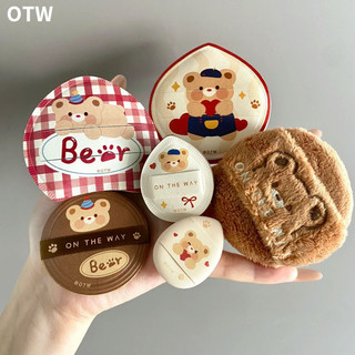OTW Bông phấn mini hình ngón tay, siêu mềm, thân thiện với da