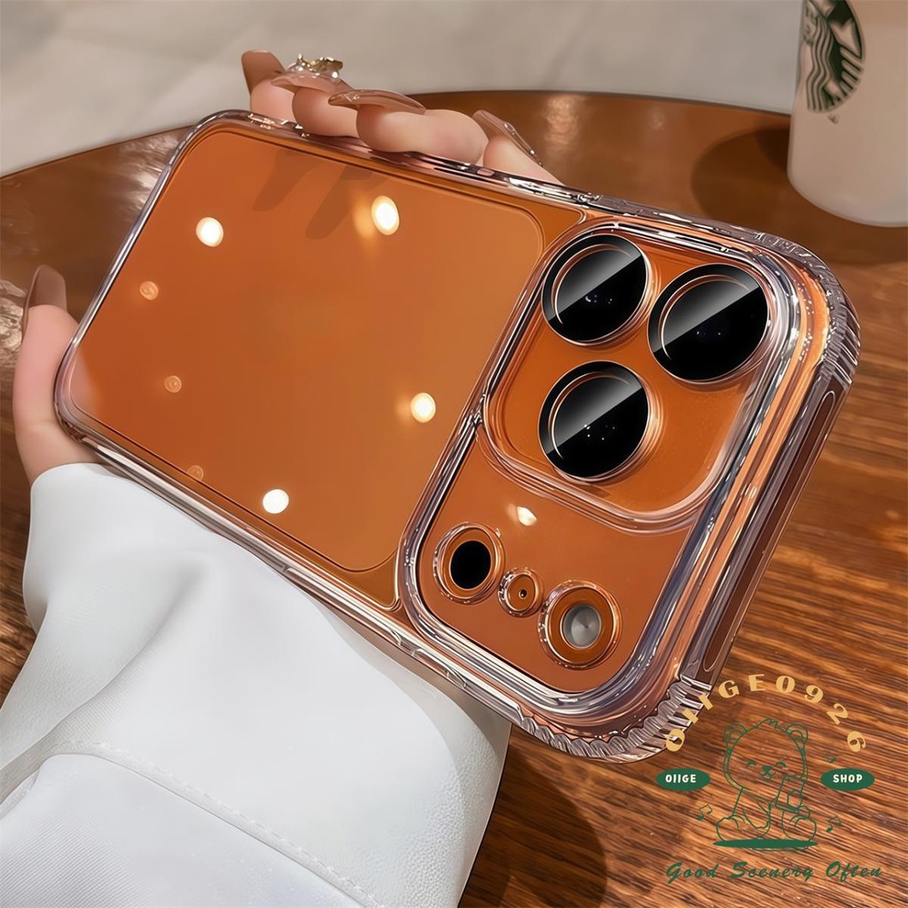 【 Ốp lưng iPhone17 】 Vỏ trong suốt túi khí nút AI Vỏ điện thoại iphone17 Pro Max 16 cho vỏ iPhone Vỏ mềm silicon TPU chống sốc