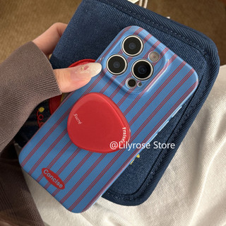 Ốp lưng iPhone 17ProMax 17Pro 17Air Apple iPhone Case Blue Red Sọc 16ProMax 16Pro 16 15ProMax 15Pro 14ProMax 13ProMax 16Plus 15Plus 14Plus 7 / 8Plus Giá đỡ bàn cầm điện thoại