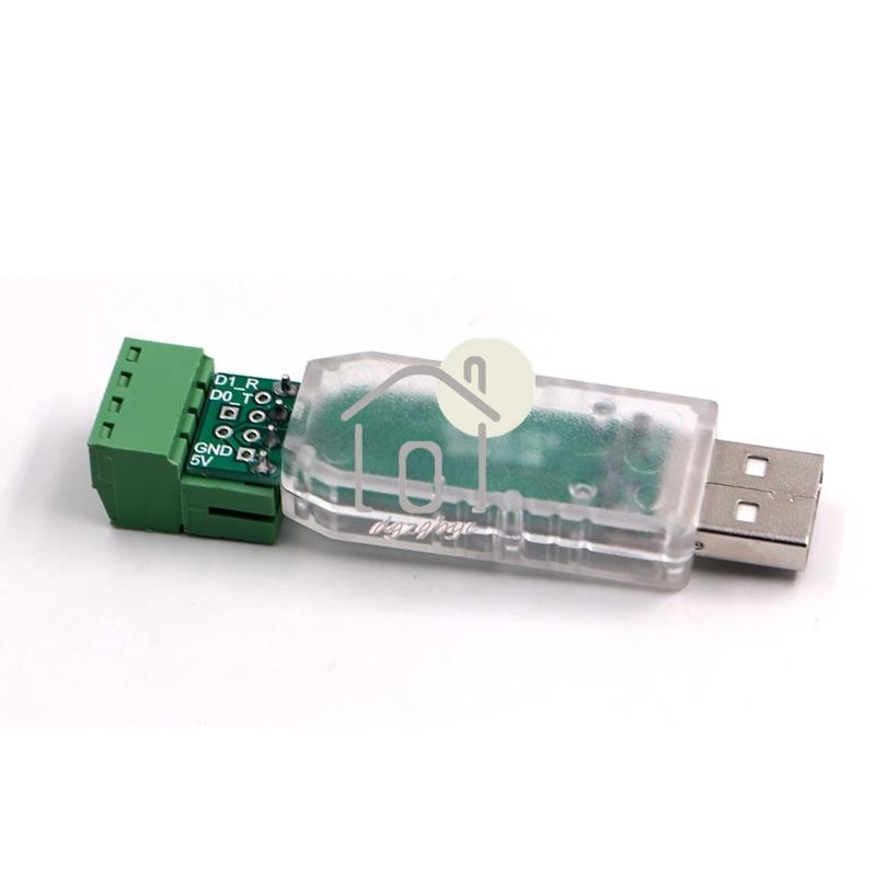 Mô-đun chuyển đổi USB sang Wiegand 5V Hỗ trợ Wg26 Wg34 Wg37 Wg40