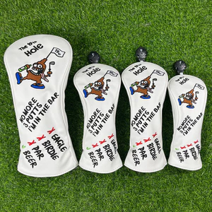 Vỏ câu lạc bộ Golf Phim hoạt hình Cướp biển số 1 Fairway Gỗ Nhỏ Chân Gà Xuyên Biên Giới Bán Chạy Câu Lạc Bộ Nắp Bảo Vệ Đầu Nắp