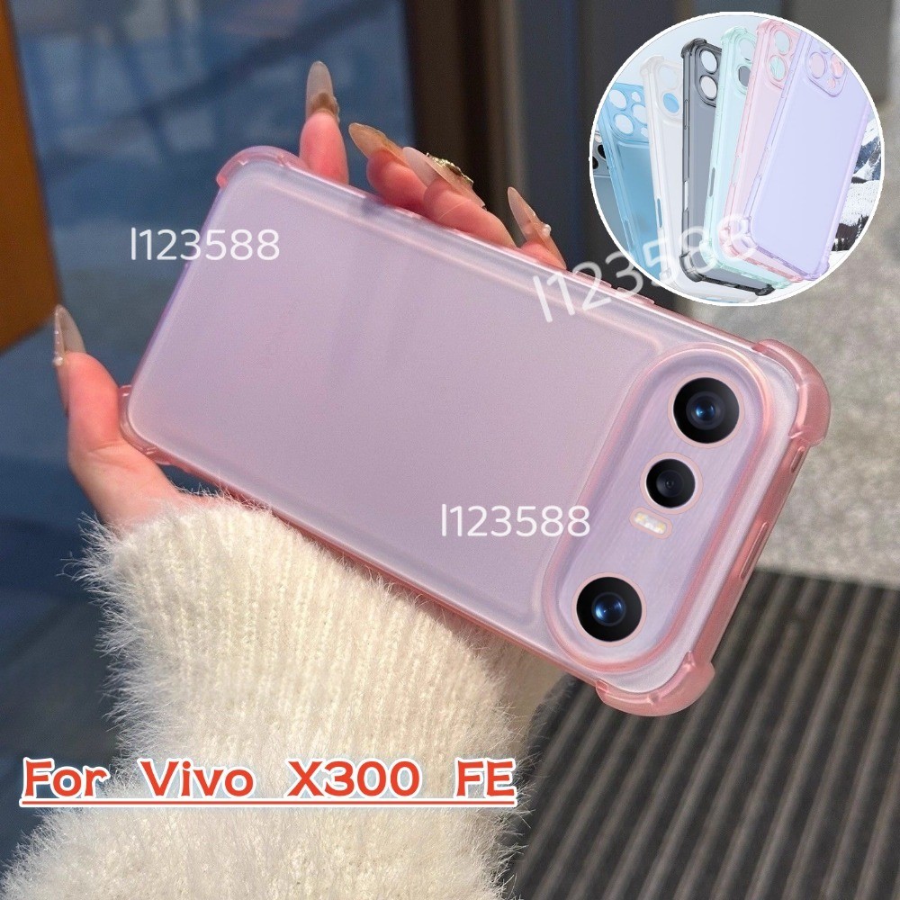 Ốp Cho Vivo X300FE 5G Ốp Lưng Điện Thoại Vivo X300 FE 5G VivoX300FE 2026 Ốp Lưng Mờ Ốp Lưng Giáp Chống Sốc Trong Suốt Mềm