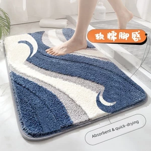 Hoạt Hình Hoạt Hình Thảm Sàn Nhà Vệ Sinh Hộ Gia Đình Vệ Sinh Thấm Hút Chân Thảm Vệ Sinh Lối Vào Cửa Thảm Chống Trơn Trượt Nhanh Khô Phòng Tắm Chân Thảm