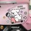 Line Dog Happy Cycling Electric Vehicle Creative DIY Electric Vehicle Nhãn dán trang trí xe điện – Không làm tổn thương xe chống nước Nhãn dán xe hơi không đánh dấu