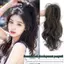 JRP 35cm Hình Thác Nước Tổng Hợp Tóc Giả Xoăn Móng Vuốt Kẹp Sống Động Như Thật Đuôi Ngựa Cao Lông Tơ Phần Mở Rộng Tóc Để Tăng Tạo Kiểu Dụng Cụ JRP