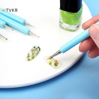 TVKR 5 Cái / bộ Dụng Cụ Điêu Khắc Đất Sét Silicon Cho Bàn Chải Mô Hình Chấm Móng Tay Nghệ Thuật Gốm Đất Sét Dụng Cụ DIY Khắc Gốm Sứ Điêu Khắc Điêu Khắc OIK