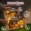 Mô hình lắp ráp Cabin thủ công tự làm có thể xếp chồng lên nhau ba chiều Đồ chơi trẻ em Quà tặng sinh nhật cho bé gái 0616