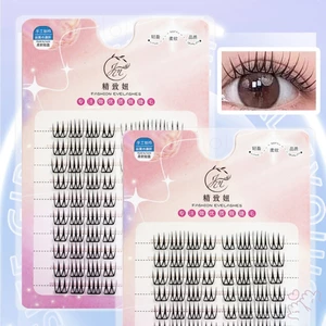 Lông mi giả hình chữ U Cụm đơn 11-13mm C Curl Natural Look for Daily Party Makeup