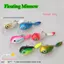 Mồi câu cá TOPTOOLCX, Minnow nhân tạo Mini 60mm, Thìa Spinner sáng bóng chuyên nghiệp Wobblers Mồi câu cá Mồi ngoài trời