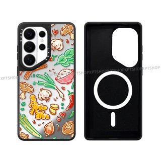 Ốp lưng Phone Case cứng gương cà chua từ tính cho Samsung Galaxy S26 25 24 23 UItra S26 25 24 23 Plus Vỏ bảo vệ chống sốc