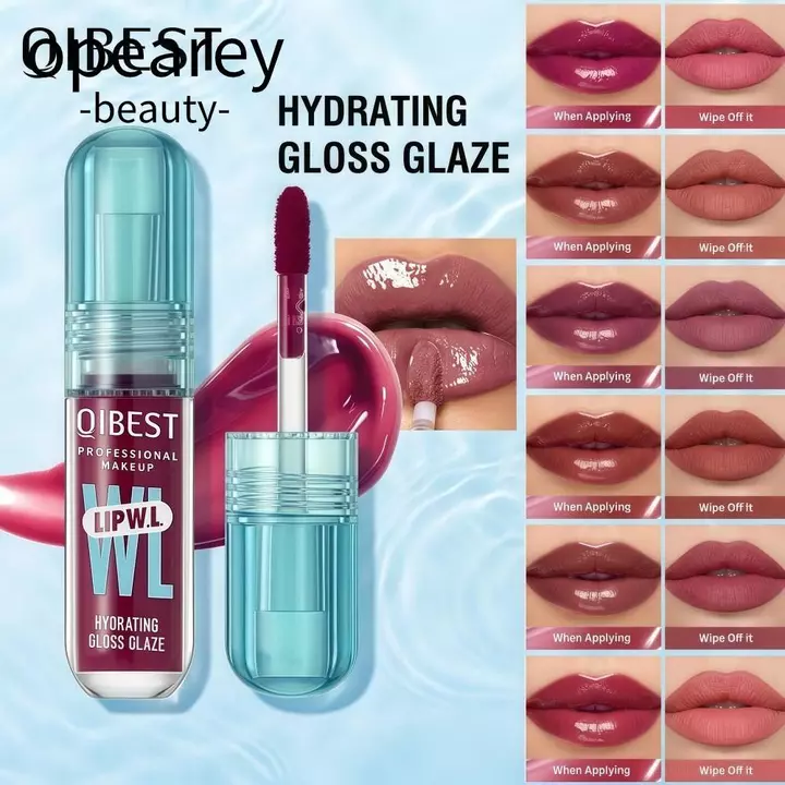 OPEAREY Son bóng pha lê lâu trôi, gương, dưỡng môi căng mọng, QIBEST Oil cấp ẩm, Son Tint trang điểm