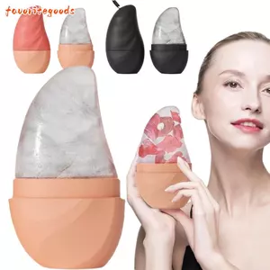 FAVORITEGOODS Ice Face Roller, Silicone Face Lifting Ice Roller cho Face, Fashiojn Chống rò rỉ Dụng cụ chăm sóc da làm đẹp có thể tái sử dụng Máy mát xa mặt mắt và cổ