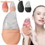 FAVORITEGOODS Ice Face Roller, Silicone Face Lifting Ice Roller cho Face, Fashiojn Chống rò rỉ Dụng cụ chăm sóc da làm đẹp có thể tái sử dụng Máy mát xa mặt mắt và cổ