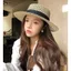 Mũ Rơm VVDZA, Mũ Chống Nắng Mùa Hè Vành Rộng Có Thể Điều Chỉnh, Chống Tia UV Thường Ngày Thoáng Khí Thanh Lịch Mũ Phẳng Cho Nữ