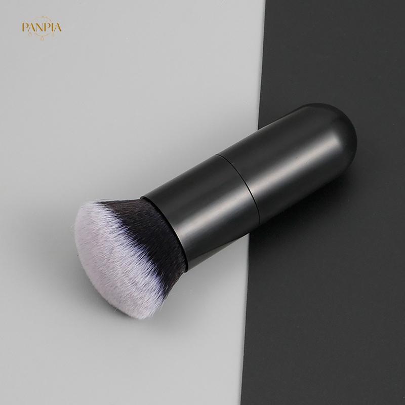 PNPIA- Bàn chải phấn tay cầm tròn chuyên nghiệp Bàn chải trang điểm Fluffy Soft Foundation Blush Brush Mỹ phẩm làm đẹp Quà tặng nữ