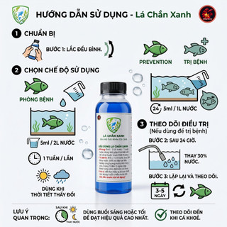 Lá Chắn Xanh – Hỗ Trợ Chăm Sóc Cá Có Dấu Hiệu Suy Giảm Hoạt Động 330ml