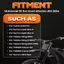 Biển số xe đạp địa hình phía trước Phụ kiện nhẹ mạnh mẽ cho Motocross Dirtbike Racing Ngoài trời Độ bền cưỡi ngựa thay thế Đẹp