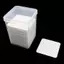 MAKY Cotton Swab Hộp Bảo Quản Móng Tay Nghệ Thuật Tẩy Khăn Giấy Cotton Miếng Móng Tay Nghệ Thuật Bụi Dụng Cụ Tẩy Miếng Lót Tổ Chức VN