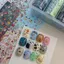 Ooolala Phong Cách Vẽ Tay Graffiti Phong Cách Hàn Quốc Giấy Chuyển Móng Tay Người Yêu Mèo Thú Cưng Hoạt Hình Dễ Thương Giấy Chuyển Móng Tay