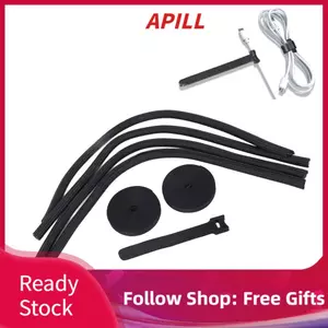 Apill Bộ dụng cụ sắp xếp quản lý cáp Bộ giữ kẹp tự dính hiệu quả Bền và linh hoạt cho văn phòng