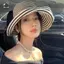 Mũ ngư dân vành rộng Mũ chống nắng sọc màu nhẹ để sử dụng ngoài trời mùa hè mới