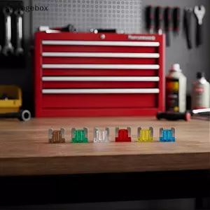 71 Chiếc Xe ô tô tự động Tru Motorcycle de Fuse Kit 5A 7.5A 10A 15A 20A 25A 30A Bảo vệ điện để bảo trì khẩn cấp Đẹp