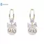 Kudosation 1 Ánh Sáng Sang Trọng Zircon Nơ Ngọc Trai Thả Bông Tai Nữ Cá Tính Thời Trang Thiết Kế Độc Đáo Bông Tai Cưới Trang Sức Đẹp