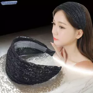 Bluelover Hoa Ren Lưới Tóc Rộng Bên Tóc Vòng s Dành Cho Nữ Ren Mũ Rộng Bé Gái Mới