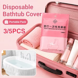 Túi đựng bồn ngâm du lịch 3 / 5 chiếc để đựng vali và phòng tắm, thiết kế màng nhựa cho chuyến đi gia đình