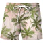 Họa tiết cây nhiệt đới in 3D unisex quần short đi biển thoải mái thông thường