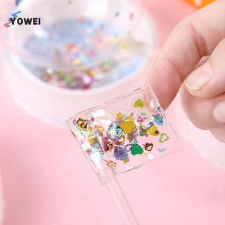 YOWEI Băng Nano Đa Năng Có Ống Hút Hạt Cho Thủ Công DIY Trẻ Em Pinch Đồ Chơi Làm Thổi Bong Bóng Stiy Traceless Nano Tape VN