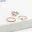 Bluelover 10 Cái / bộ Mặt Trăng Sao Nhẫn Nữ Bé Gái Bohemian Trang Sức Bộ Quà Tặng Phụ Kiện Mới