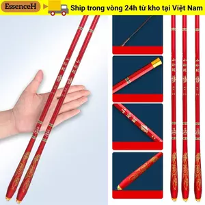 Cần câu siêu nhẹ ESSENCEH, Thiết kế cực tay dài 1,6m-4,8m Cần câu bằng kính thiên văn, Loại nạp cơ chế kính thiên văn Chất liệu sợi Carbon Cần nạp cá chép Câu cá dòng