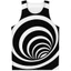 Psychedelic 3D Unisex Tank Top, Áo Vest đường phố ảo ảnh quang học mùa hè, Áo thun không tay mềm mại thoáng khí