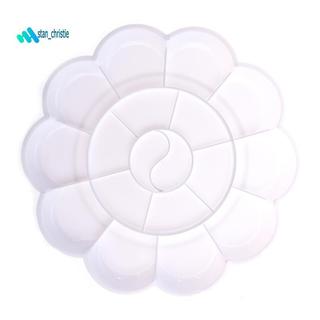 Bảng trộn khay sơn màu nước 18 ngăn bằng nhựa trắng