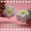Móc khóa cơ khí hoa ZENZON, Móc khóa in 3D Crisp Click Âm thanh Đan kết cấu Fidget Móc khóa, Cơ chế Clicker bằng nhựa Mô phỏng Mặt dây chuyền Clicker hoa cho trẻ em Người lớn
