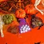 YOFFOR 60 Gói Gạc, Túi Organza Halloween