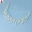 Mũ lưỡi trai giả màu xanh lá cây đính cườm cho nữ Hanfu Phụ kiện tóc truyền thống có thể điều chỉnh Chụp ảnh sân khấu thanh lịch