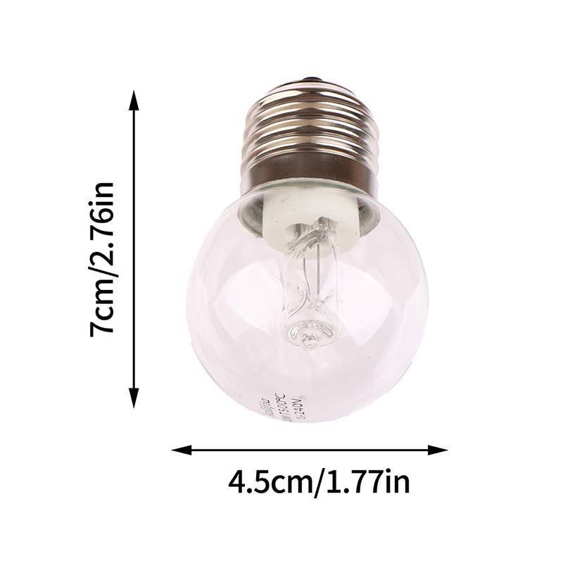 Bóng đèn lò nướng chịu nhiệt độ cao DIAPER & CORED E27 40W 220V cho lò vi sóng / tủ trưng bày YTH