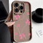 Ốp Lưng Cho Huawei Honor 600 400 200 Pro 90 Lite X7B X8B X9B X8C X6A X7A X8A X9A X7D X9D X8D Y9 Prime 2019 P40 Lite Vỏ Điện Thoại Di Động Thời Trang Họa Tiết Nơ Màu Hồng Silicon Nhiều Bước