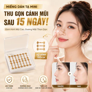 🔥Giá sốc🔥Miếng dán thu gọn cánh mũi dạng tạ mini | Miếng dán tạo khối & định hình lại mũi | Miếng dán tạo dáng mũi