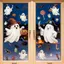 Đề Can Cửa Sổ Halloween Ma Dễ Thương 1 / 2 Tờ Có Thể Tháo Rời Không Có Dư Lượng In Sinh Động Để Trang Trí Tiệc Trường Học Tại Nhà [VN]