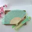 Quạt Gấp Tay Tre Phong Cách Trung Hoa 10 Inch Có Túi Organza Chống Mài Mòn Cho Đồ Trang Trí DIY VN