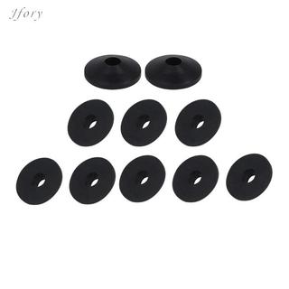 Jfory 10 Miếng Đệm Niêm Phong Nhà Vệ Sinh Bình Nước Vít Gioăng Cao Su Chống Trơn Trượt Phụ Kiện Lavatory Để Cố Định Rời Ghế Vệ Sinh Cao Su SBR Bền Đẹp