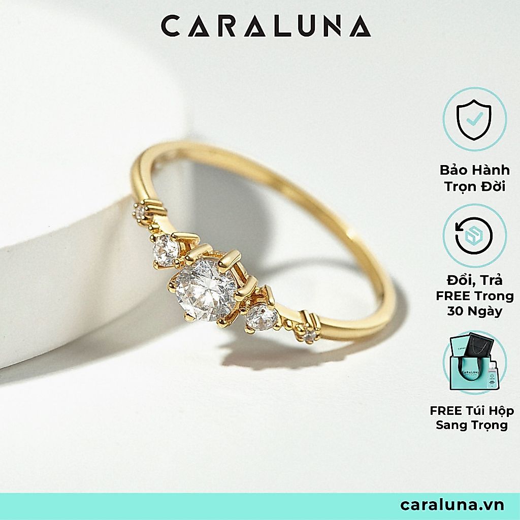 Women's 925 Silver Ring by Trang Sức Cara Luna