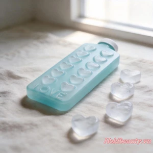 Bình làm đá viên Silicone Bình nước đá viên Hộp đựng đá Khuôn làm đá cho tủ đông