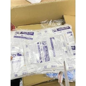 (Bịch 10 gói 100 miếng) Gạc Vô Trùng An Lành, Gạc Y Tế , Gạc Phẫu Thuật 10x10x6 lớp An Lành - Gạc Đắp Mặt Nạ