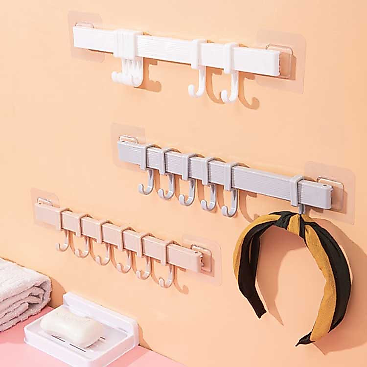 Móc Dán Tường Siêu Chịu Lực 6 Móc kiểu mới