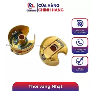 Thoi vàng Nhật CHÍNH HÃNG Thoi vàng có lẫy bên trong, dùng cho máy may 1 kim công nghiệp ổ nhỏ